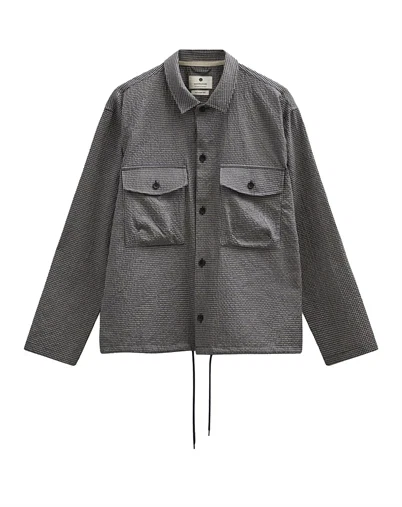 Anerkjendt - Akotto Check Overshirt - Sky Captain